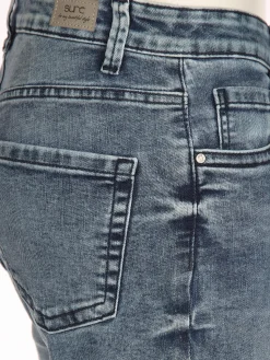 Damen Bermuda Jeanshose