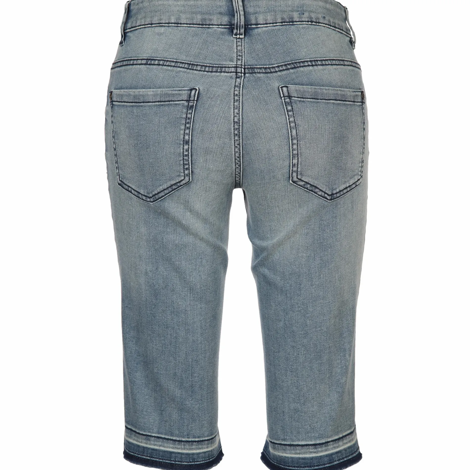 Damen Bermuda mit Saumkante