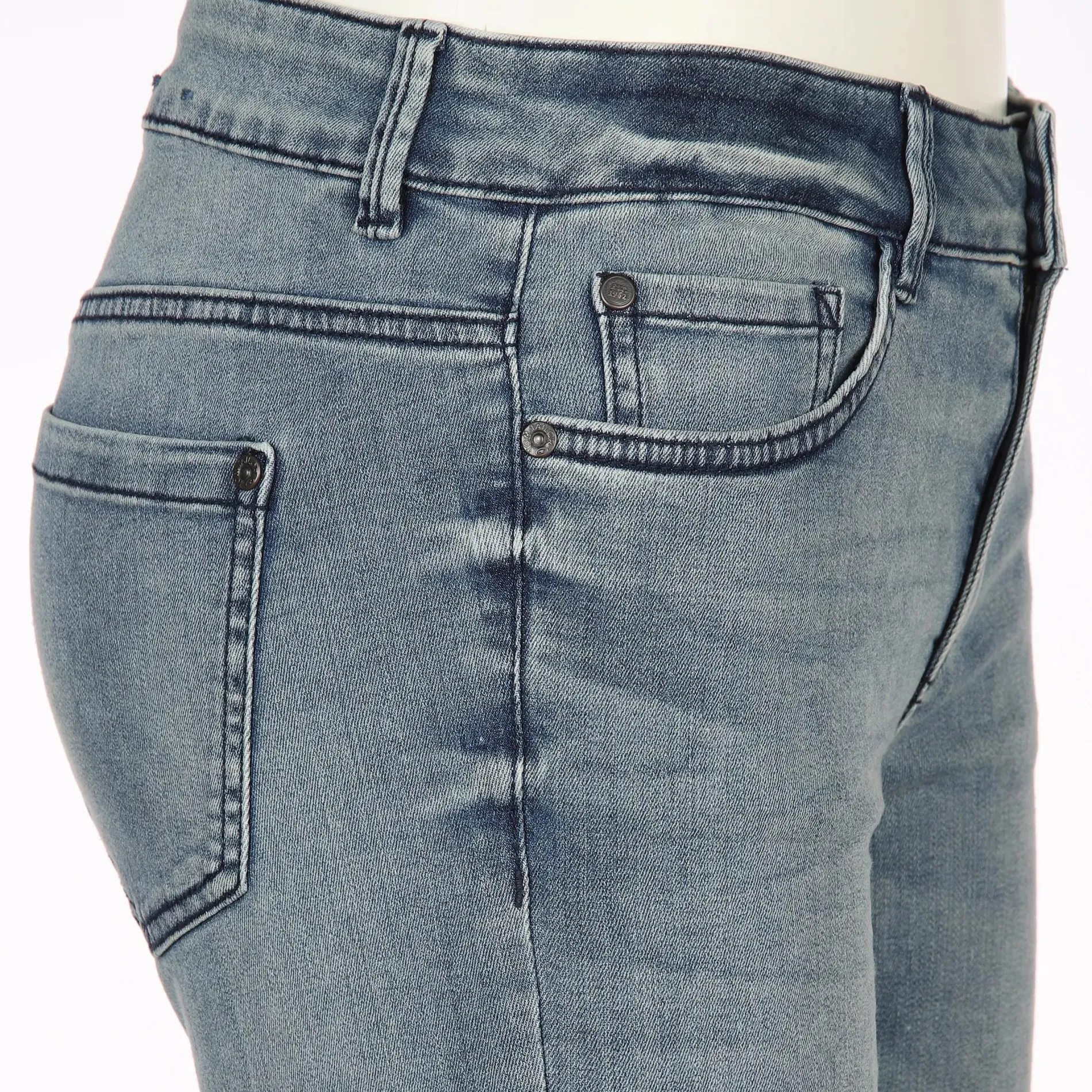 Damen Bermuda mit Saumkante