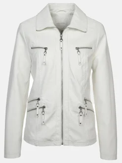 Damen Bikerjacke in Kunstleder