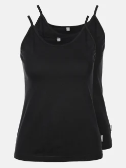 Damen Bio Spaghetti-Trägerhemd