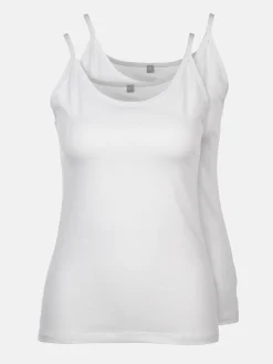 Damen Bio Spaghetti-Trägerhemd