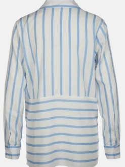 Damen Bluse im Streifenlook