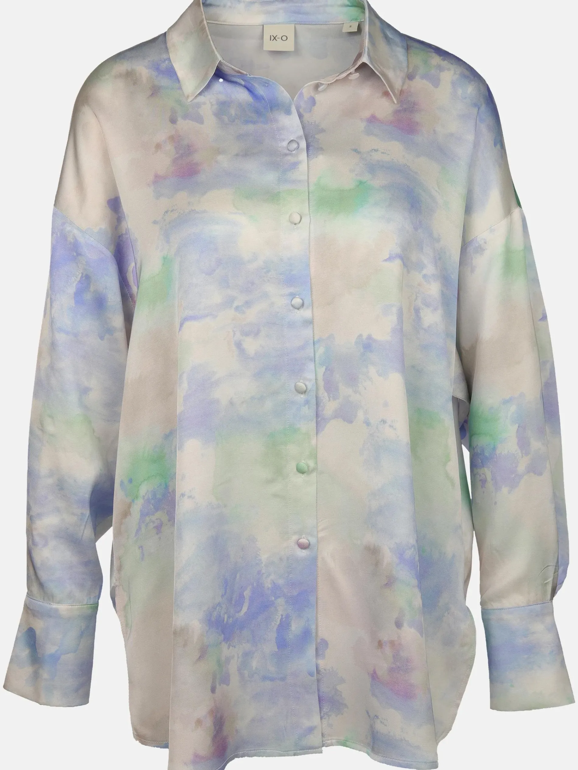 Damen Bluse in Aquarell-Optik