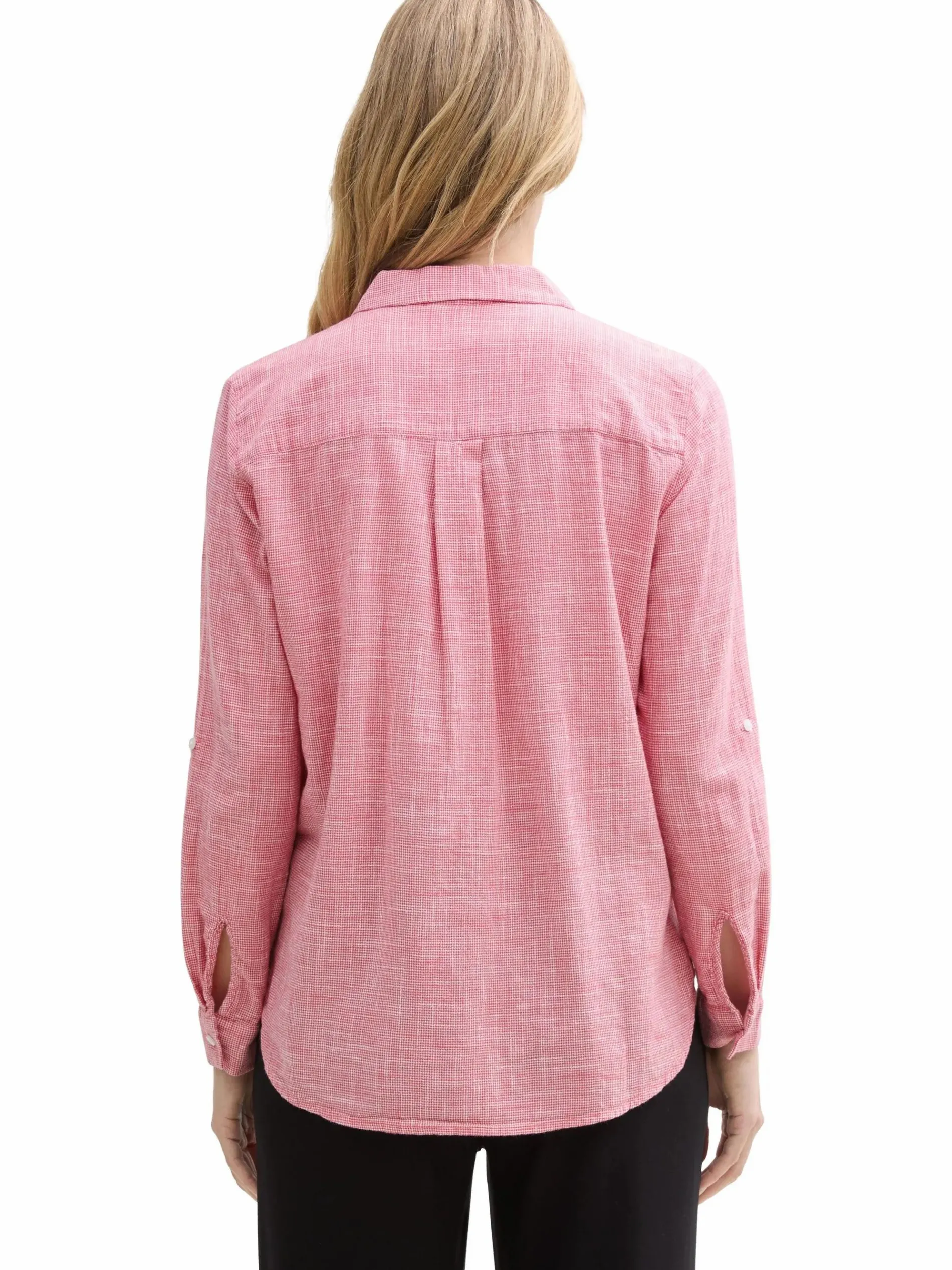 Damen Bluse in Leinenoptik