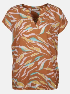 Damen Bluse mit Alloverprint