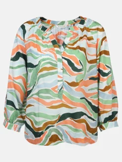 Damen Bluse mit Alloverprint