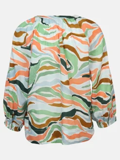 Damen Bluse mit Alloverprint