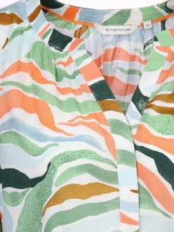 Damen Bluse mit Alloverprint