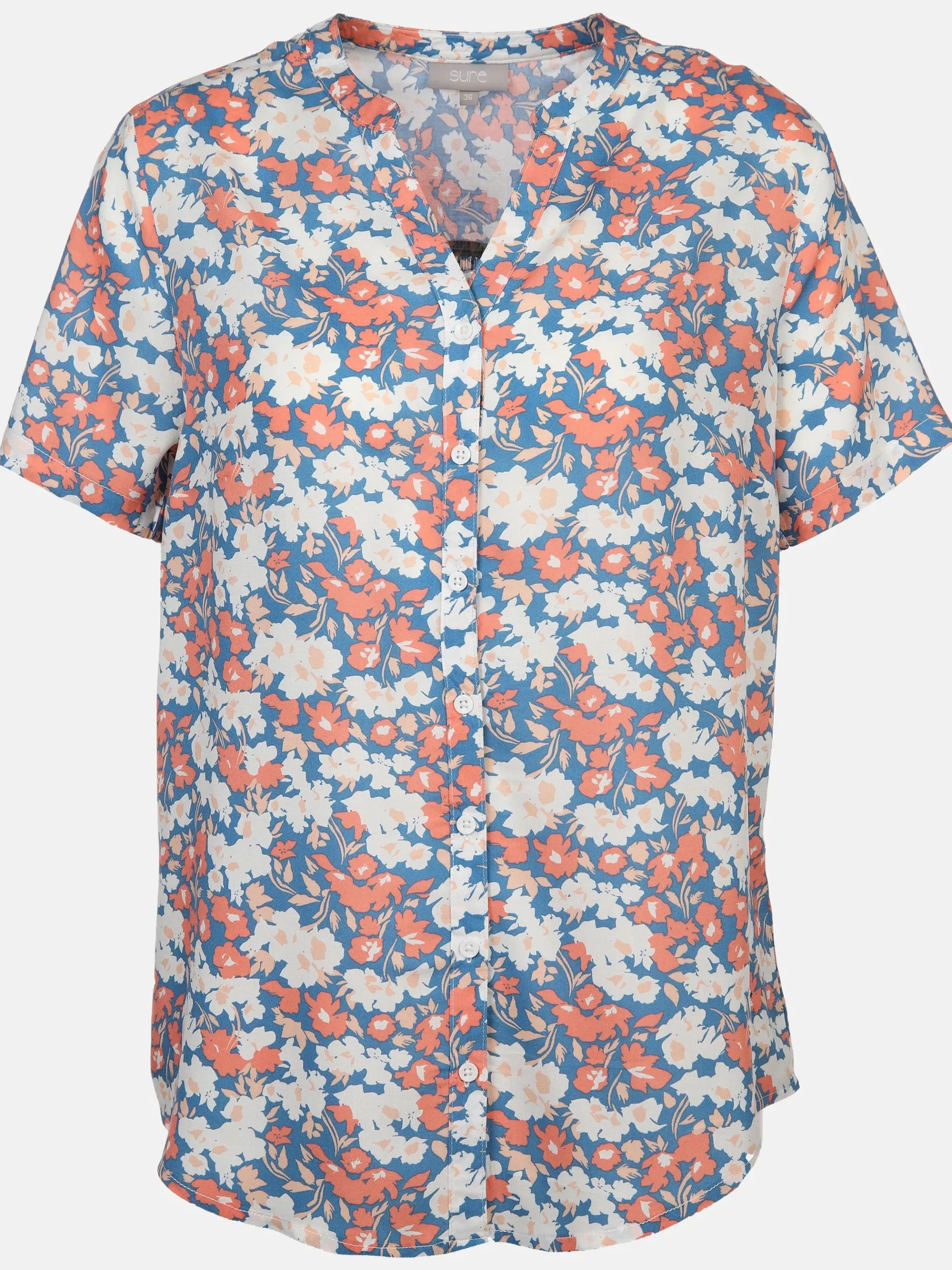 Damen Bluse mit Alloverprint