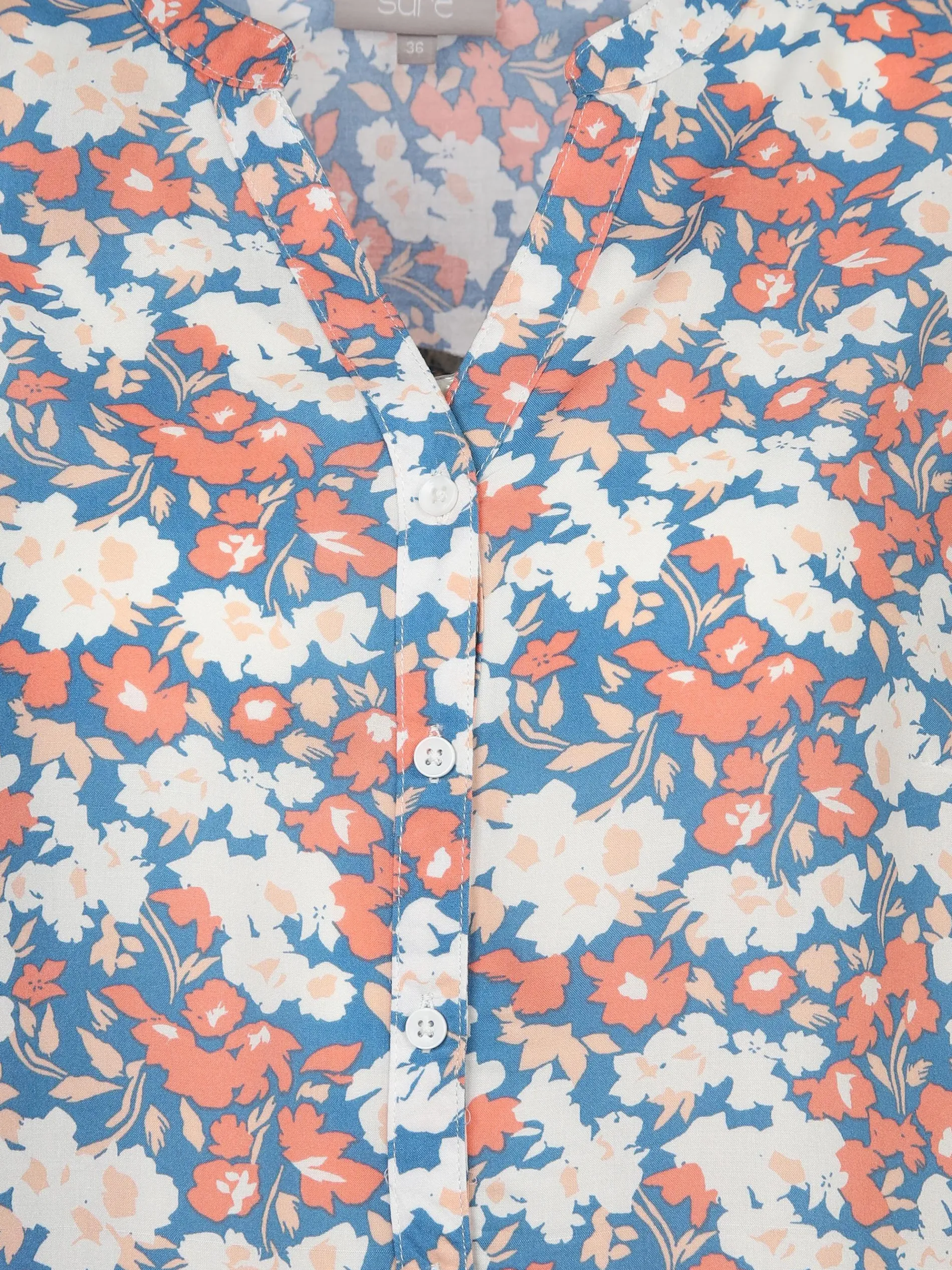 Damen Bluse mit Alloverprint