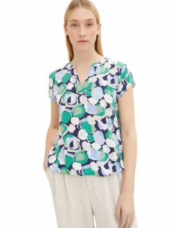 Damen Bluse mit Alloverprint