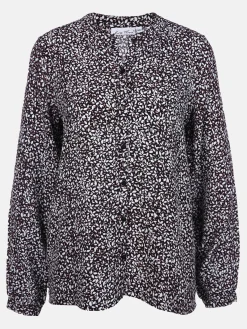 Damen Bluse mit langem Arm und Minimalprint