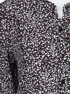 Damen Bluse mit langem Arm und Minimalprint