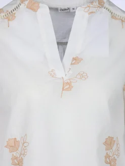 Damen Bluse mit Stickerei