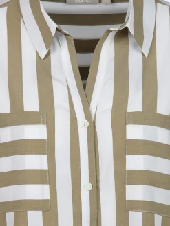 Damen Bluse mit Streifen