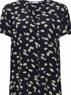 Damen Bluse mit V-Ausschnitt