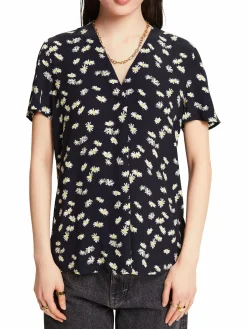 Damen Bluse mit V-Ausschnitt