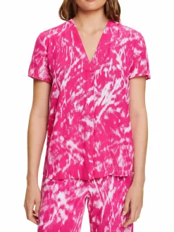 Damen Bluse mit V-Ausschnitt