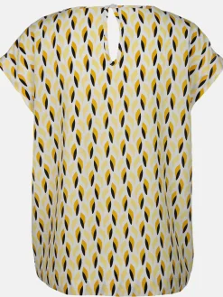 Damen Blusentop mit Alloverprint