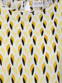 Damen Blusentop mit Alloverprint