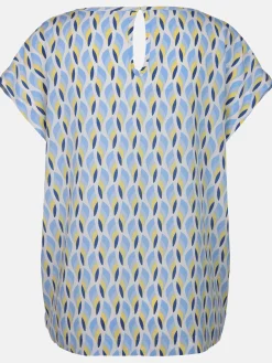Damen Blusentop mit Alloverprint