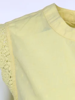 Damen Blusentop mit Spitze