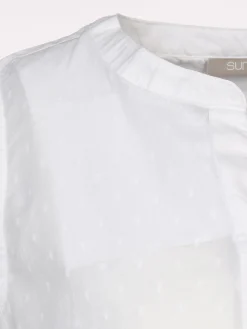 Damen Blusentop mit Spitze