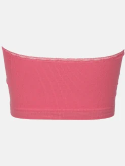 Damen Bustiers mit Spitzenbesatz im 2er Pack