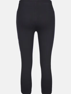 Damen Capri Leggings mit Galonstreifen