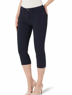 Damen Capri 5-Pocket Slim Fit
