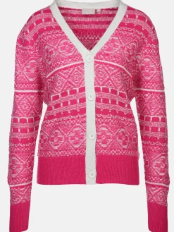 Damen Cardigan mit hübschem Mustermix