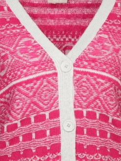 Damen Cardigan mit hübschem Mustermix