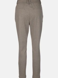 Damen Cityjoggerhose im Fischgratdessin