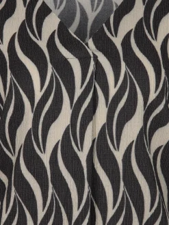 Damen Crinkle-Shirt mit Alloverprint