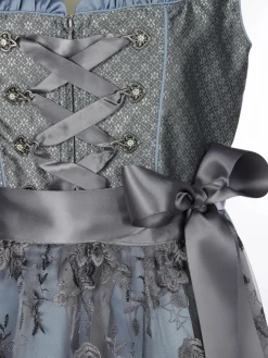 Damen Dirndl mit Spitzenschürze