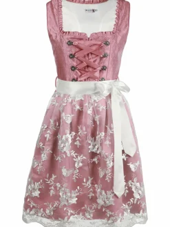 Damen Dirndl mit Spitzenschürze