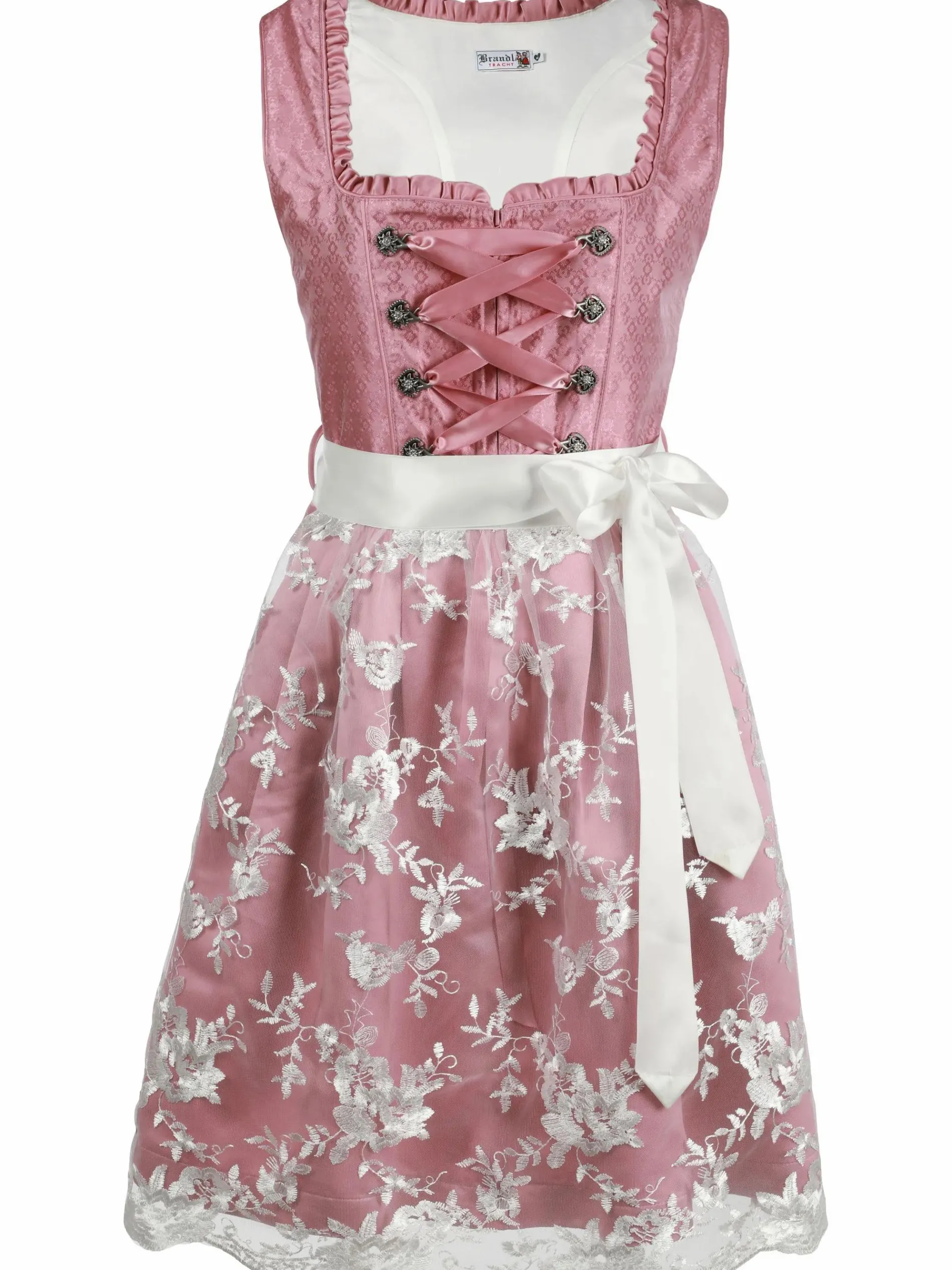 Damen Dirndl mit Spitzenschürze
