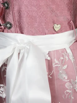 Damen Dirndl mit Spitzenschürze