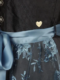 Damen Dirndl mit Spitzenschürze