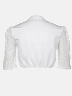 Damen Dirndlbluse mit Spitze