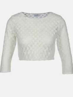 Damen Dirndlbluse mit toller Spitze