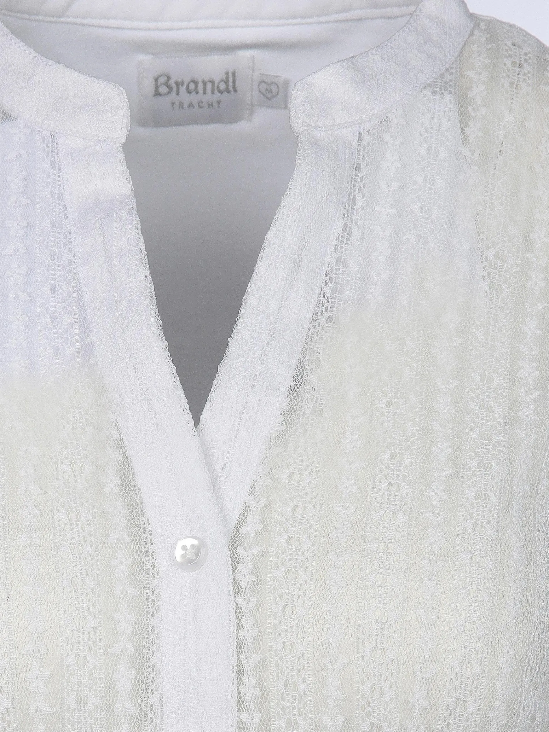 Damen Dirndlbluse mit V-Ausschnitt