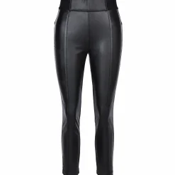 Damen Fakelederhose mit wärmendem Innenfutter