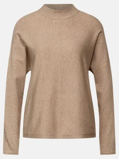 Damen Feinstrick-Pullover mit Stehkragen