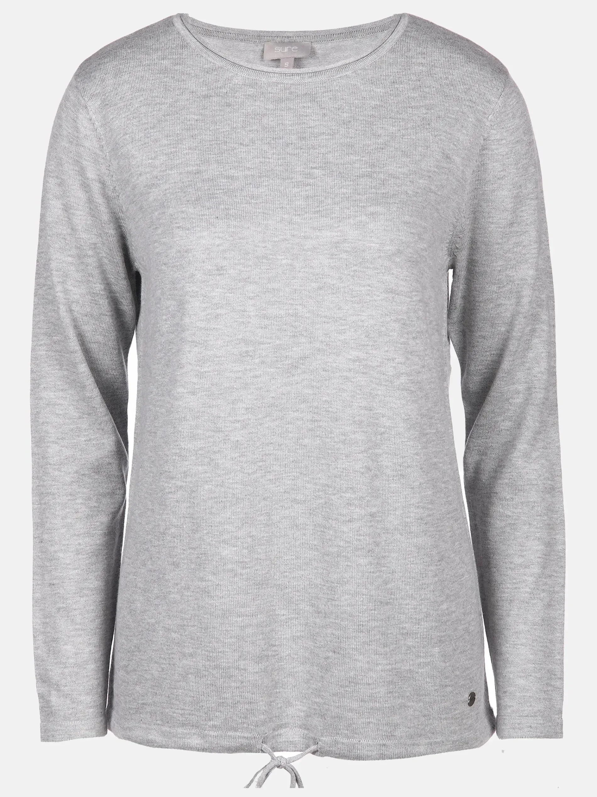 Damen Feinstrickpullover mit Kordelzug