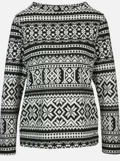 Damen Flauschshirt im Norweger Design