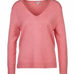 Damen Flauschshirt in melierter Optik