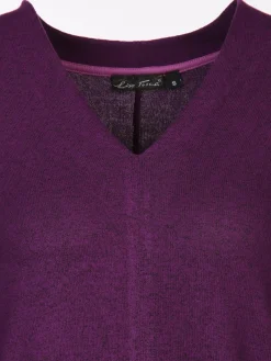 Damen Flauschshirt in melierter Optik