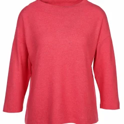 Damen Flauschshirt meliert